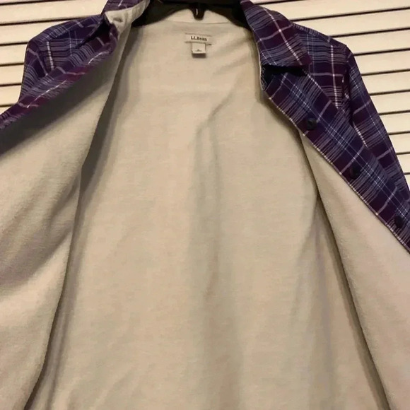 L.L. Bean Plaid Flannel Line Shirt Size S - Picture 5 of 8